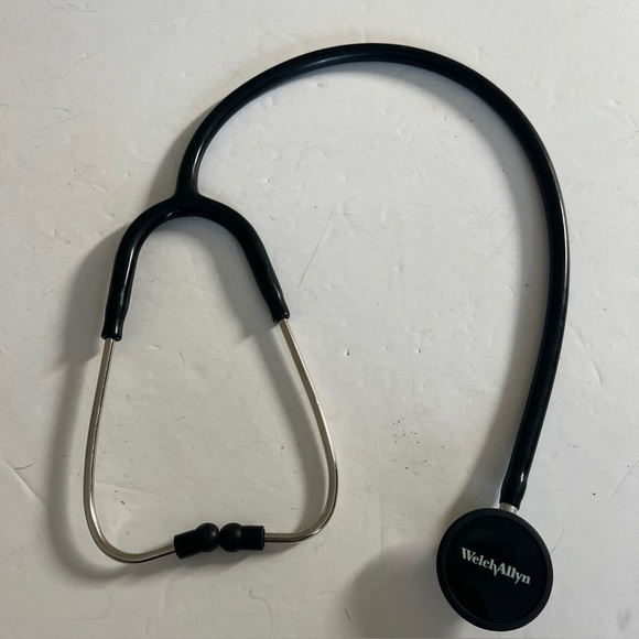 Welch Allyn Pediatric Professional Stethoscope Black Double-Head - Picture 1 of 9